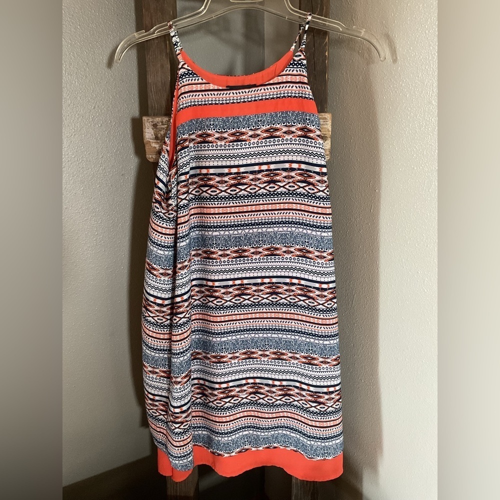 THML Tribal Print Spaghetti strap Dress. Size medium